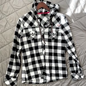 Fox Racing Buffalo Plaid Hooded Flannel